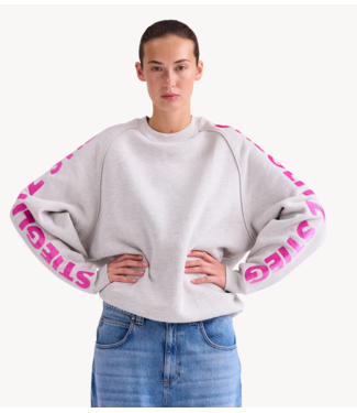 Stieglitz Trui Romina Sweater Melange Grey