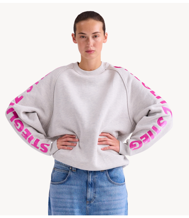 Stieglitz Trui Romina Sweater Melange Grey