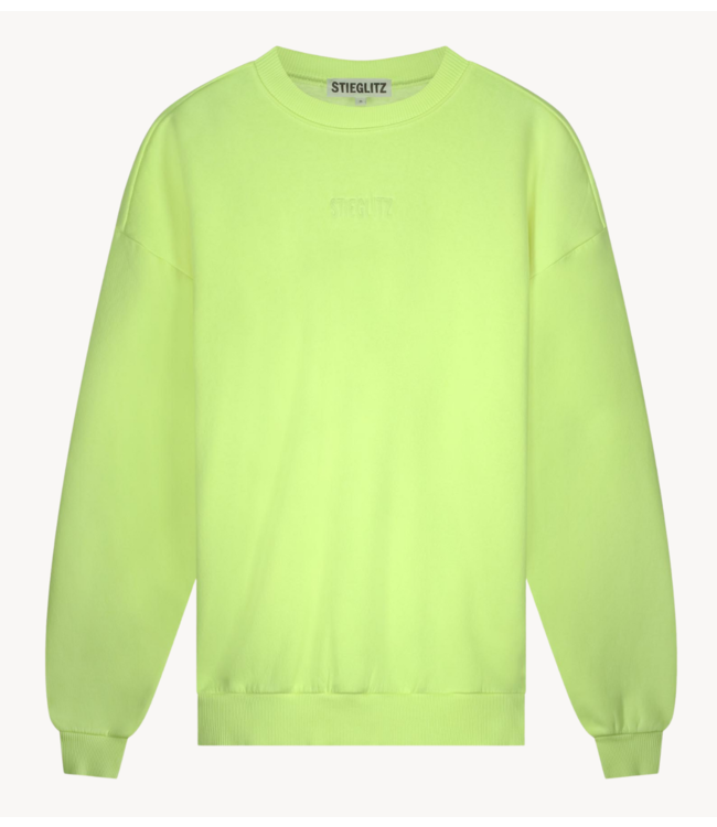 Stieglitz Trui Basic Worn Out Sweater NOS Yellow