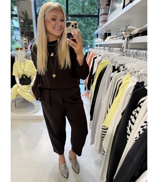Inwear Broek PannieIW Pant Chocolate Brown