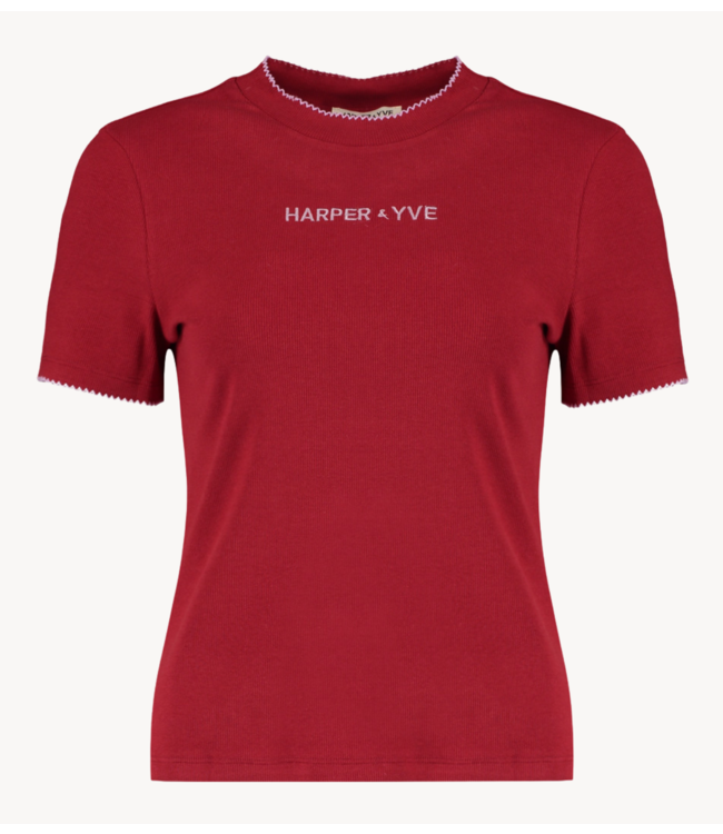 HARPER & YVE T-Shirt CAMMY-SS Ruby Red