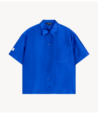 Refined Department Blouse ladies woven shiny blouse ALANA cobalt Refined Department Blouse ladies woven shiny blouse ALANA cobalt