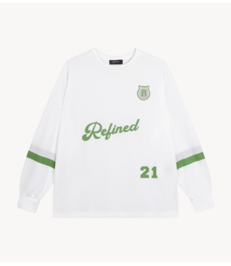 Refined Department Top ladies knitted longsleeve jersey JODY off white