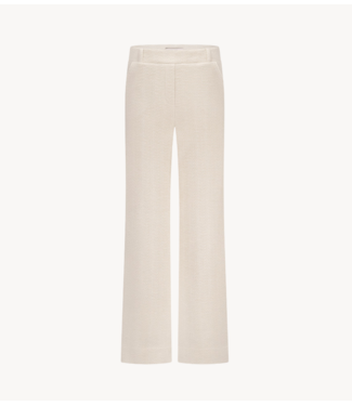 Studio Anneloes Broek Lexie tweed trousers ecru/latte
