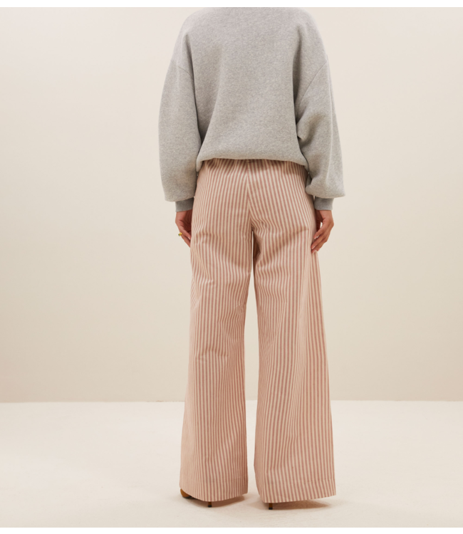BY-BAR Broek benji copper stripe pants copper stripe
