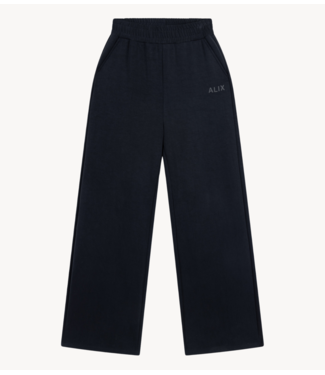 Alix The Label Broek ladies knitted flowy wide leg pants