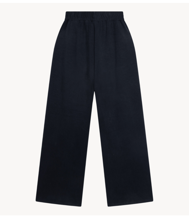 Alix The Label Broek ladies knitted flowy wide leg pants