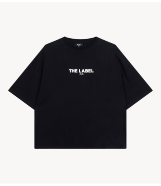 Alix The Label T-Shirt ladies knitted basic The Label T-shirt black