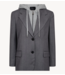 Copenhagen Muse Blazer CMTAILOR-HOODIE-BLAZER Light Grey Melange