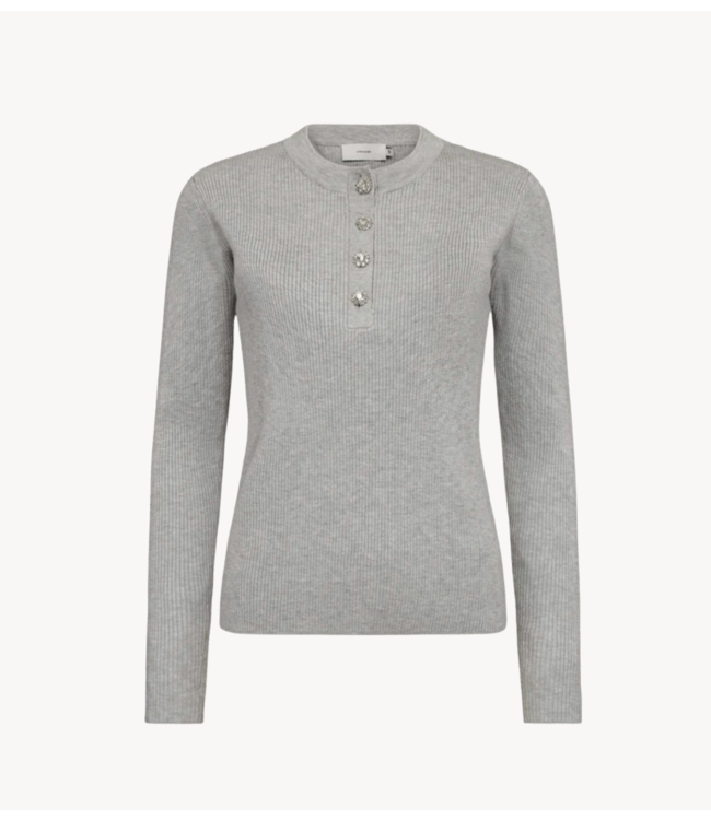 Copenhagen Muse Trui CMVERAN-PULLOVER Light Grey Melange