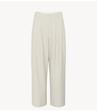 Gestuz Broek GZwiana MW pants offwhite melange