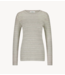 BY-BAR Top basic ls pearl stripe top pearl grey stripe