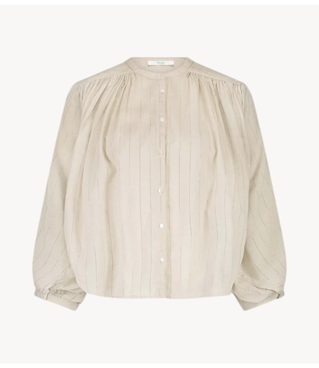 BY-BAR Blouse becky lurex blouse rose lurex stripe