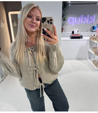 GUUS Trui Soft Knit Sweaters Taupe