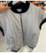 GUUS Fashion Vest MANON Metallic Sleeveless Leather Vest Silver