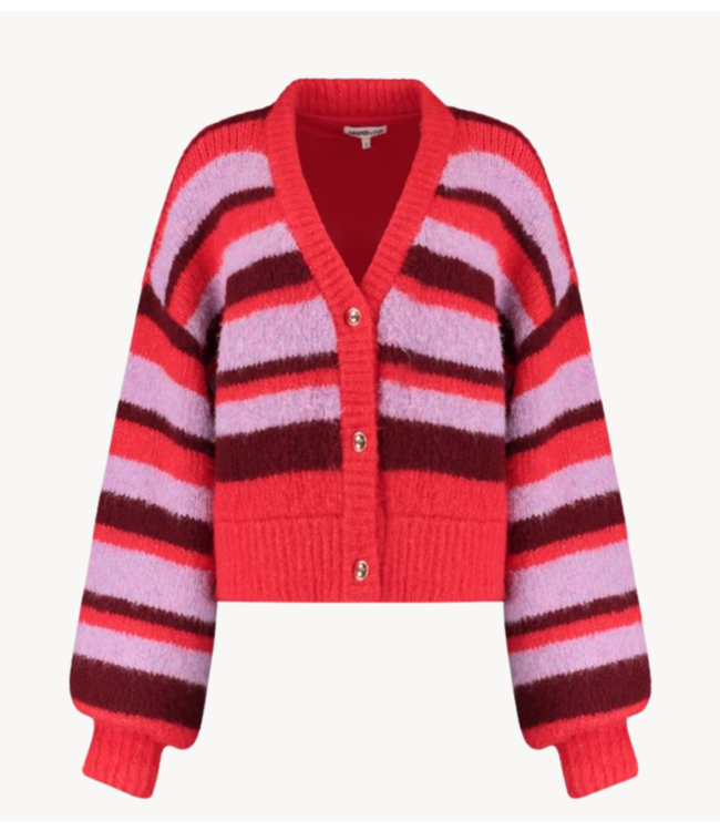 HARPER & YVE Vest NOOR-CA Stripe Multi Lila Love