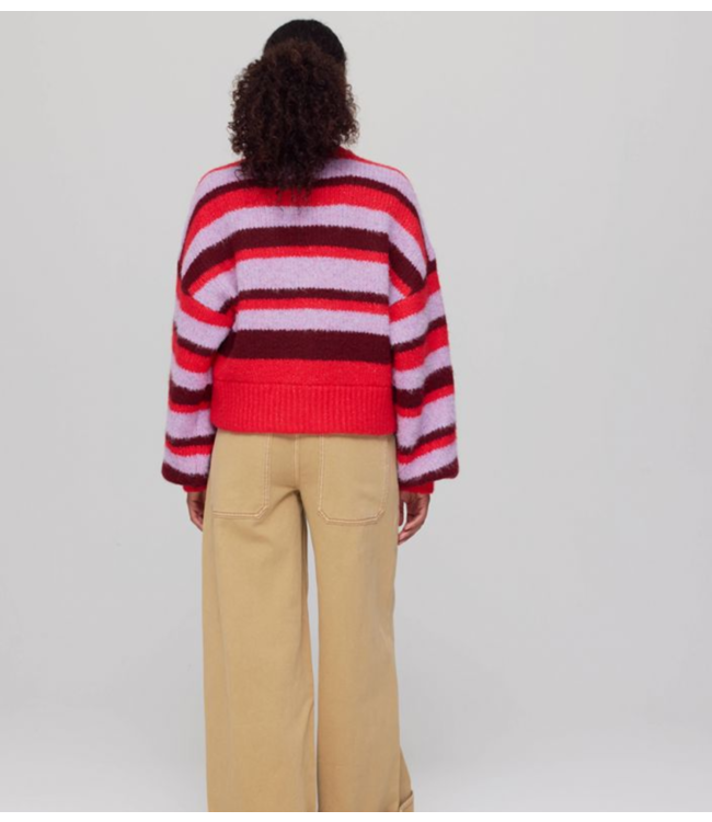 HARPER & YVE Vest NOOR-CA Stripe Multi Lila Love