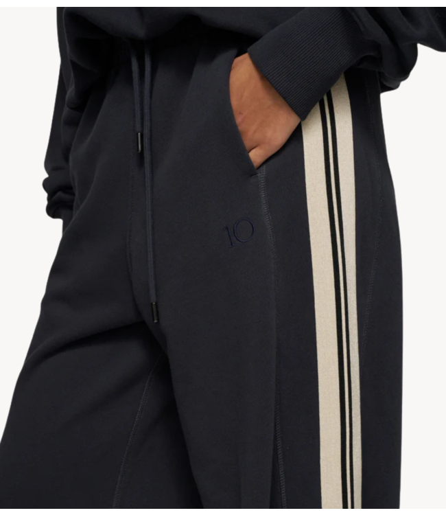 10DAYS Broek western jogger tape dark navy