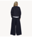 10DAYS Broek wide pants twill dark navy