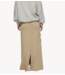 10DAYS Rok straight skirt pockets earth