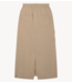 10DAYS Rok straight skirt pockets earth