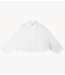 10DAYS Blouse oversized cropped shirt ecru