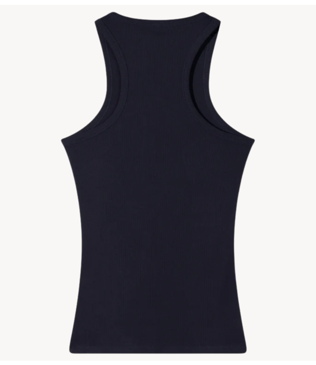 10DAYS Top tank top rib terry dark navy