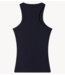 10DAYS Top tank top rib terry dark navy