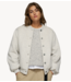 10DAYS Jacket baseball bomber jacket 10 white grey melee