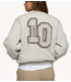 10DAYS Jacket baseball bomber jacket 10 white grey melee