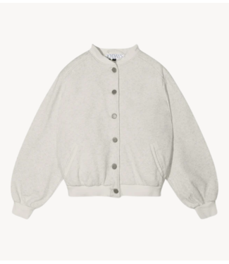 10DAYS Jacket baseball bomber jacket 10 white grey melee