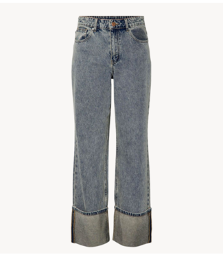 Y.A.S Jeans YASTIRA HMW JEANS S. Light Blue Denim Soft Pink Wash