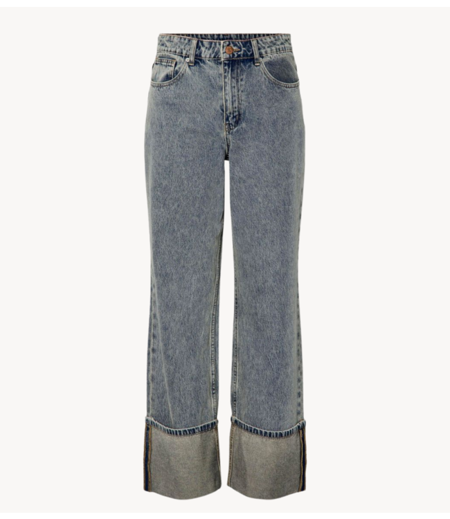 Y.A.S Jeans YASTIRA HMW JEANS S. Light Blue Denim Soft Pink Wash