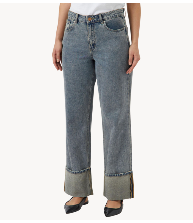 Y.A.S Jeans YASTIRA HMW JEANS S. Light Blue Denim Soft Pink Wash