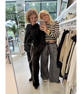 BY-BAR Broek sef pants dark grey