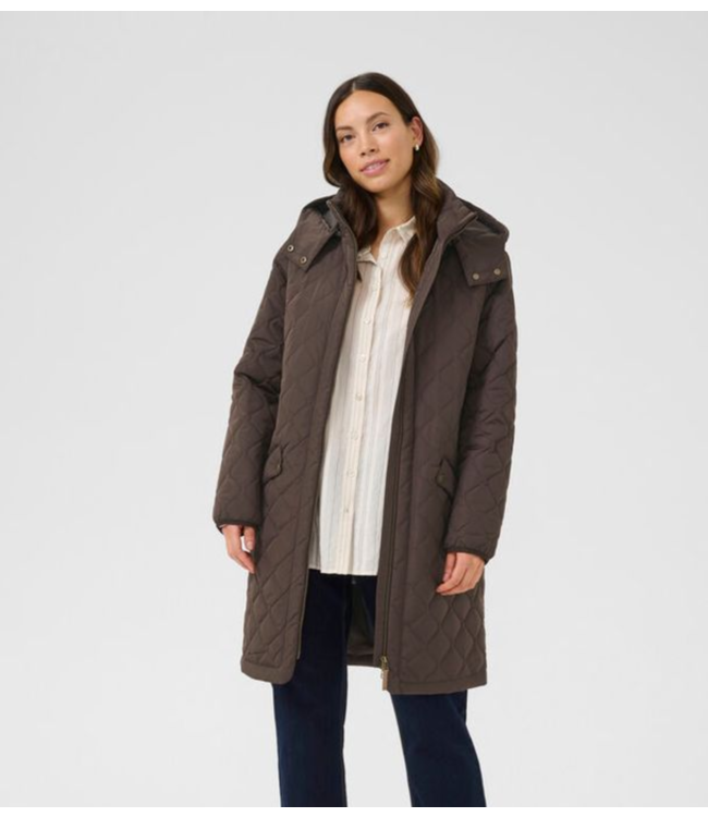 Cream Jacket CRArwen Jacket W. Hood Java