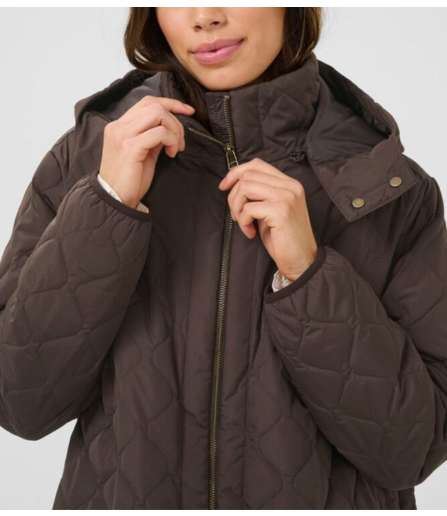 Cream Jacket CRArwen Jacket W. Hood Java