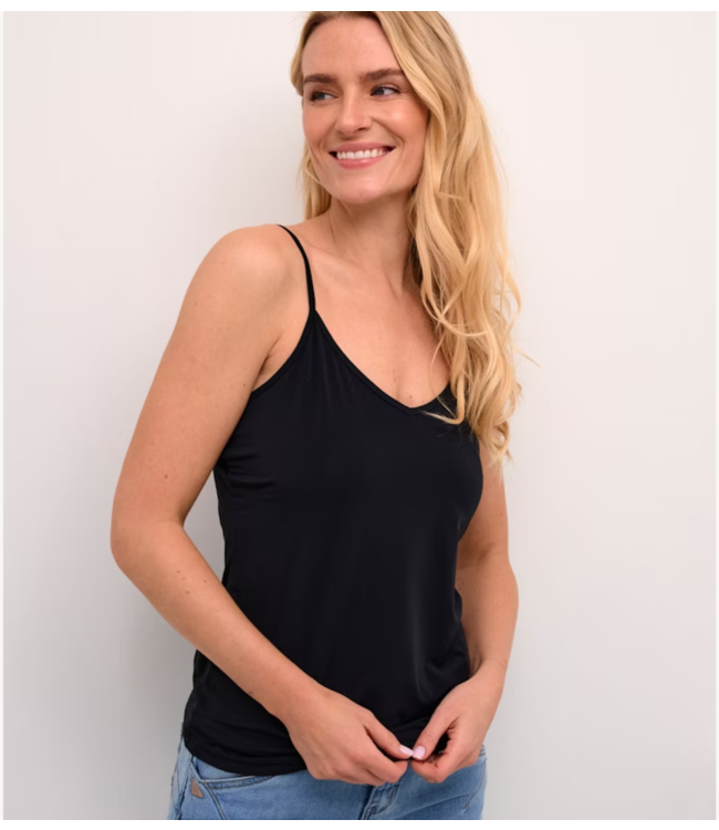 Cream Top CRLissandra Sliptop Pitch Black