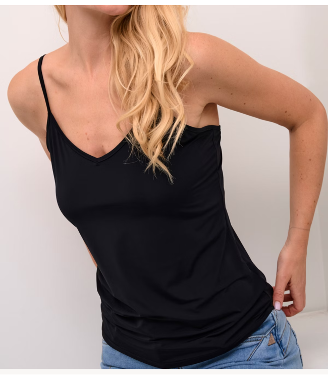 Cream Top CRLissandra Sliptop Pitch Black