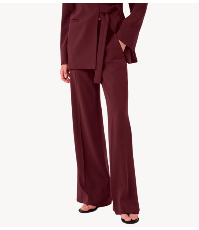Inwear Broek BriezIW Slit Pants Cabernet