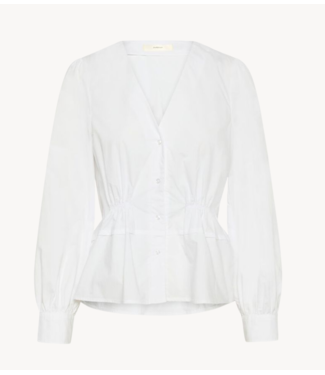 Inwear Blouse AtlasIW V-neck Shirt Pure White