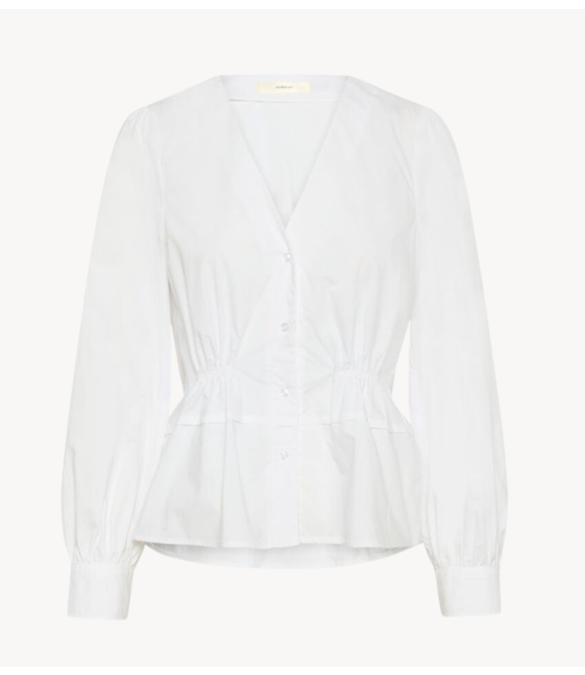 Inwear Blouse AtlasIW V-neck Shirt Pure White