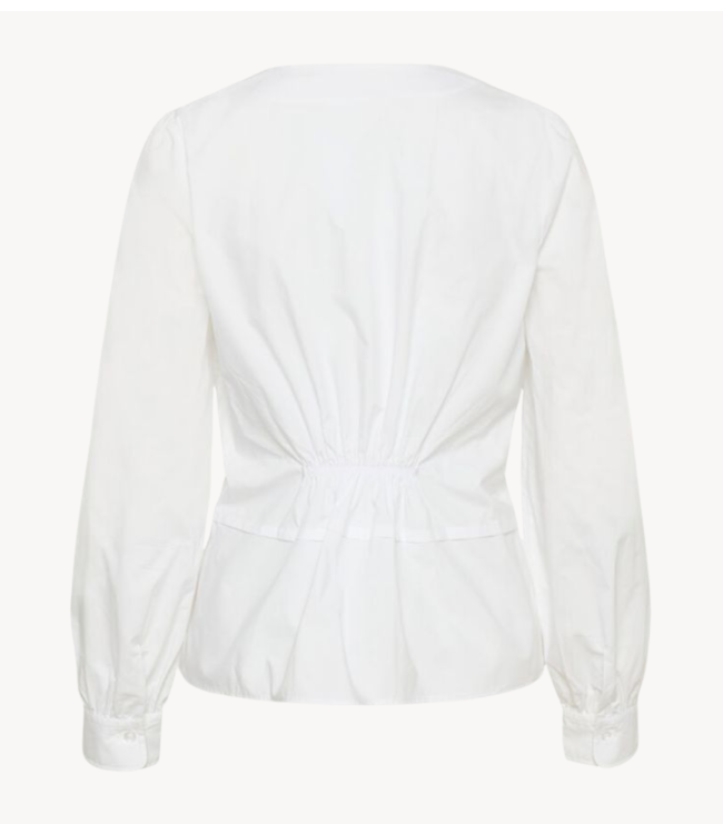 Inwear Blouse AtlasIW V-neck Shirt Pure White