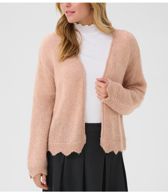 Cream Vest CRNiso Cardigan Rose Dust