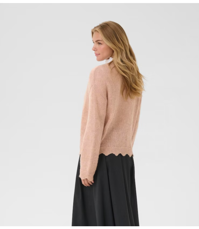 Cream Vest CRNiso Cardigan Rose Dust