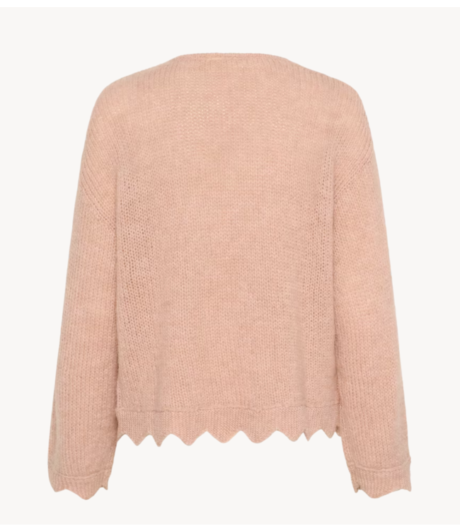 Cream Vest CRNiso Cardigan Rose Dust