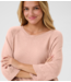 Cream Trui CRDela 3/4 Sleeve Pullover Mahogany Rose