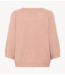 Cream Trui CRDela 3/4 Sleeve Pullover Mahogany Rose