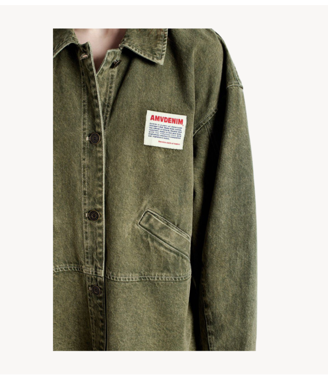 American Vintage Vest UZATOWN OLIVE
