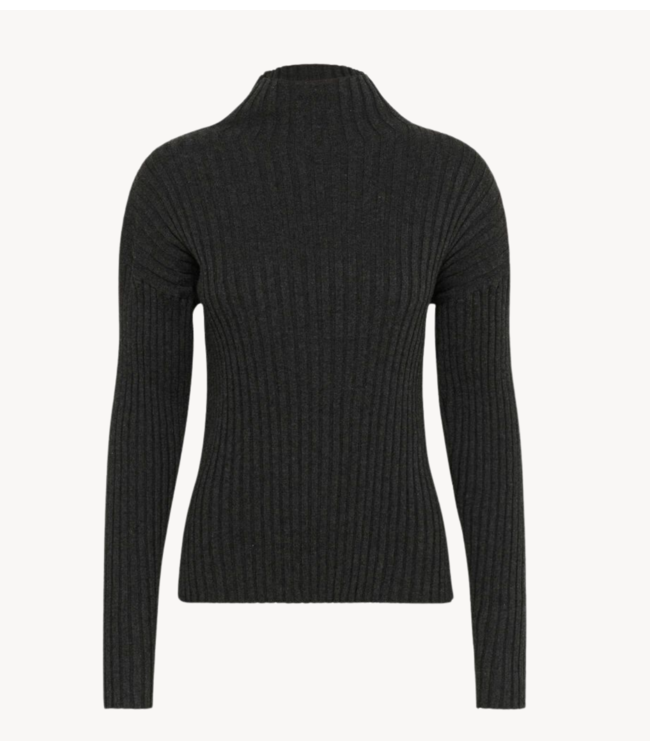 Inwear Top GiaIW Highneck Dark Grey Melange
